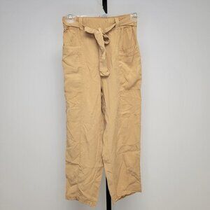 Stradivarius Tie Waist Lyocell High Rise  Pants